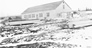 Warehouse and machine shop of the Alberta Government Oil Sands Project, under construction, 1946<br/>Source: University of Alberta Archives, 83-160-59