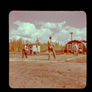 The small building, left of centre, is an outhouse, 1949.<br/>Source: University of Alberta Archives, 91-137-037