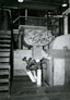 Interior of the separation plant, showing control valves for regulating the flow of oil sand slurry, Alberta Government Oil Sands Project, ca. 1950<br/>Source: Provincial Archives of Alberta, PR1968.0015.27-100