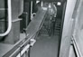 Interior view showing rotary screen (rear) where impurities such as rocks and twigs were removed from the oil sands, Alberta Government Oil Sands Project, ca. 1950 <br/>Source: Provincial Archives of Alberta, PR1968.0015.27-99
