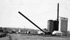 Royalite Oil’s Turner Valley plant under construction; Royalite Oil expanded the Turner Valley operations and upgraded the technology used there.