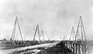 Lambton County oil field, Ontario, ca. 1860. Source: Glenbow Archives, NA-302-9