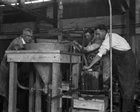 Karl Clark (left) working in his lab at the University of Alberta, 1929 .Source: Glenbow Museum Archives, ND-3-4596b