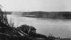 The International Bitumen Company Ltd. plant under construction, ca. 1930. Source: Provincial Archives of Alberta, 1968.0015.24-13