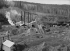 The Abasand Oils Ltd. plant, ca. 1937. Source: Library and Archives Canada, PA-017285