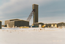 Surface operations of the Underground Test Facility, after opening in 1987. Source: Courtesy of Alberta Innovates