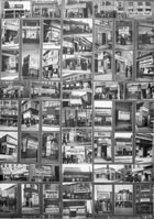 A collage of oil companies advertising for investors in Calgary, 1914; following the Dingman No. 1 discovery, hundreds of oil and drilling companies were quickly founded. Few actually drilled, while even fewer found oil or gas. Most folded as quickly as they were founded, taking hundreds of thousands of dollars of investments with them. <br />Source: Provincial Archives of Alberta, P1306