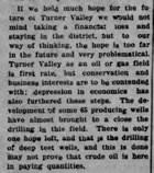 On October 2, 1931, the <em>Tri-City Observer</em> (formerly the <em>Turner Valley Observer</em>) announced that it was closing down. The pessimistic tone of the newspaper’s last editorial contrasts sharply with the optimism expressed in early 1930. <br />Source: <em>Tri-City Observer</em>, 2 October 1931